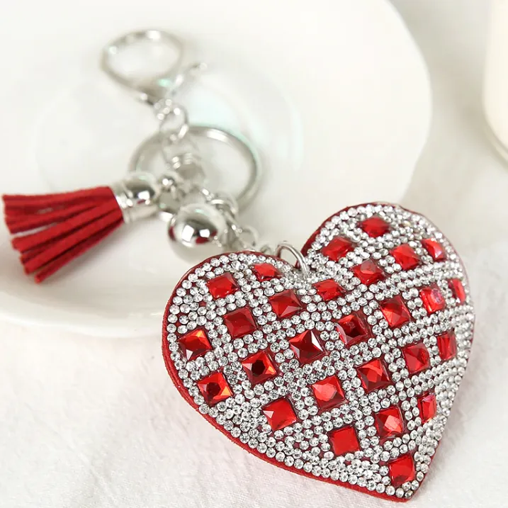 Keys To The Kingdom Heart Purse Charm Keychain