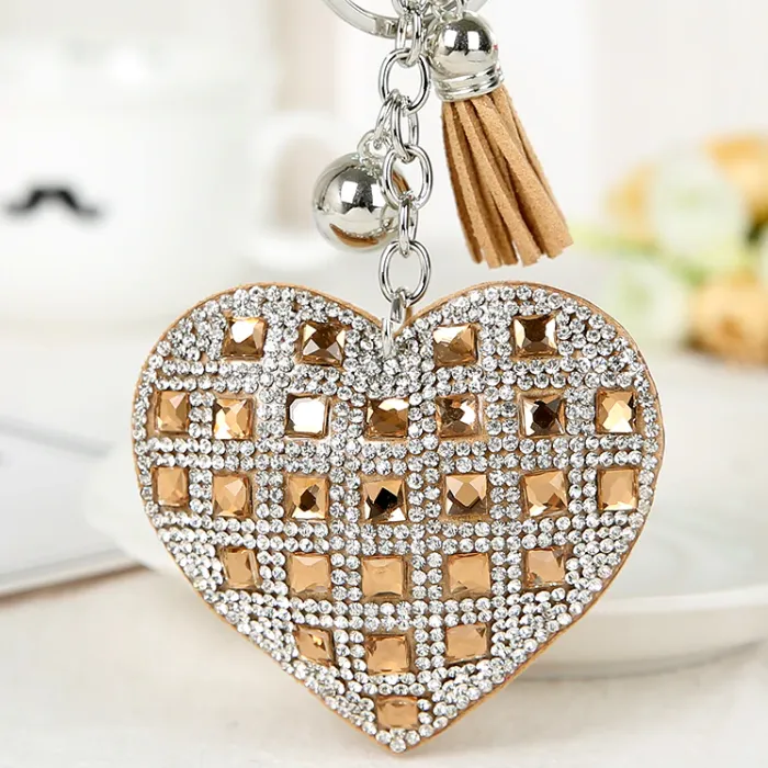 Keys To The Kingdom Heart Purse Charm Keychain