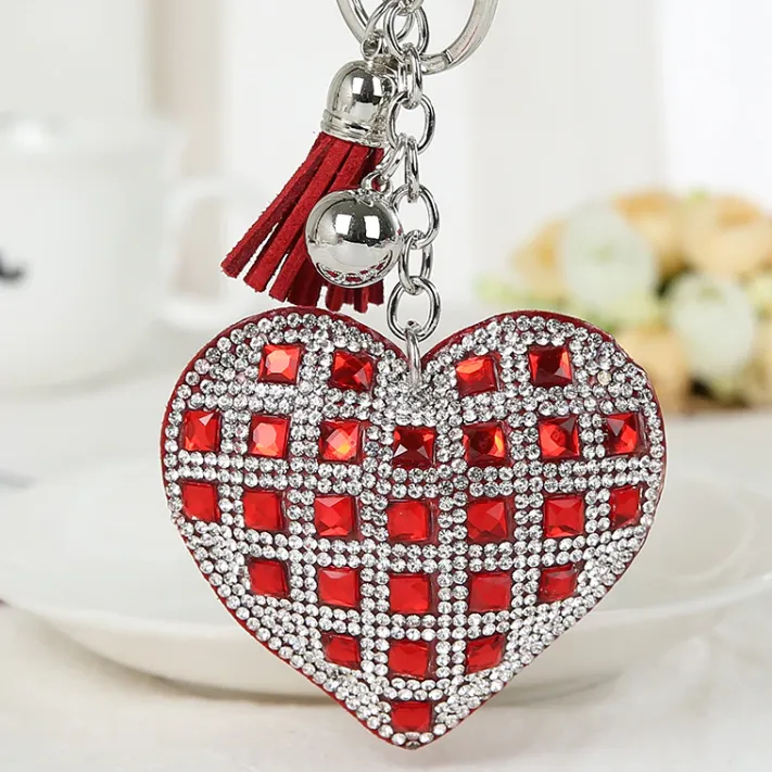 Keys To The Kingdom Heart Purse Charm Keychain