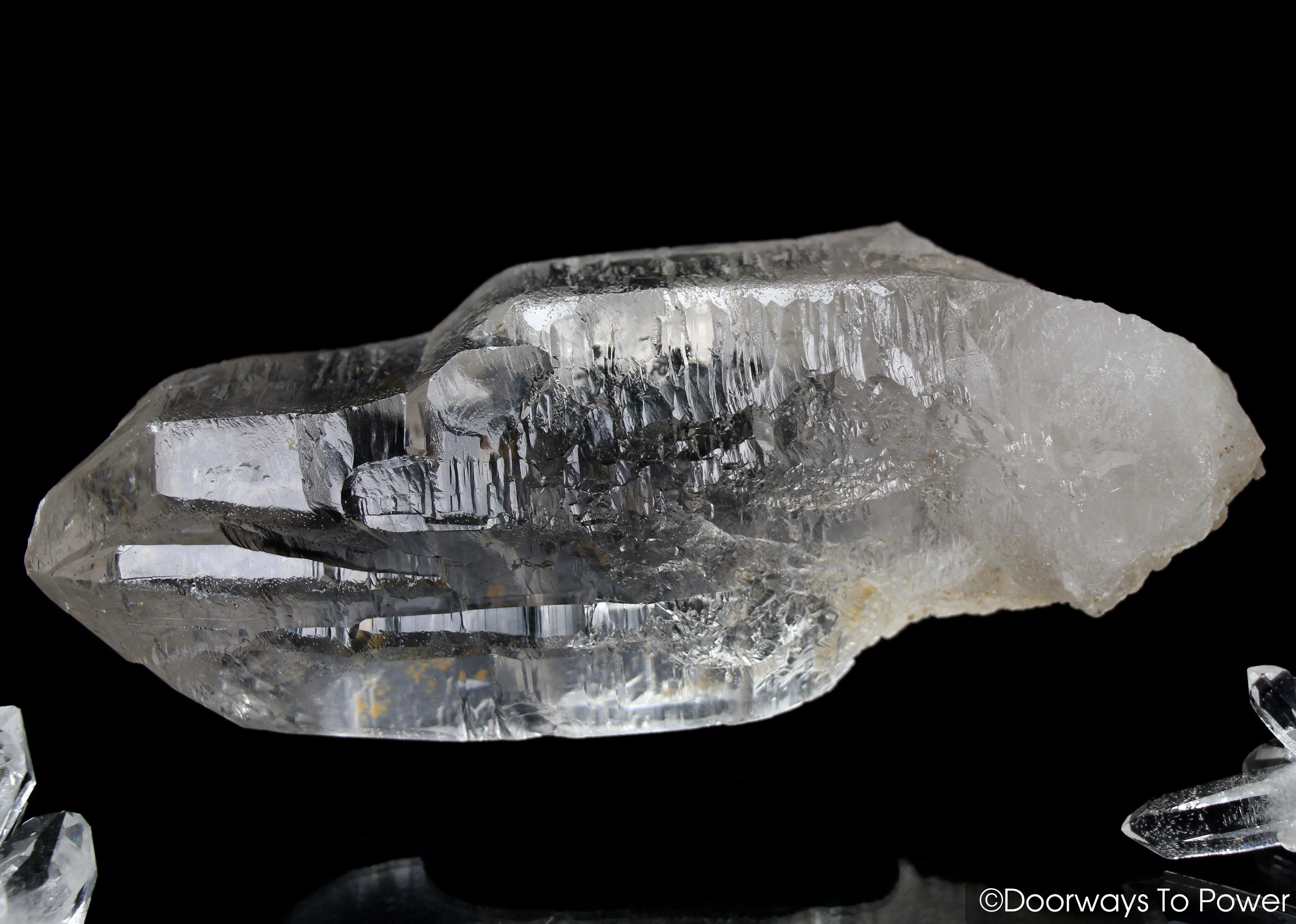 Lemurian Quartz Record Keeper Crystal 'Omnipresent Elder' Light Language 9D Energy Gateway