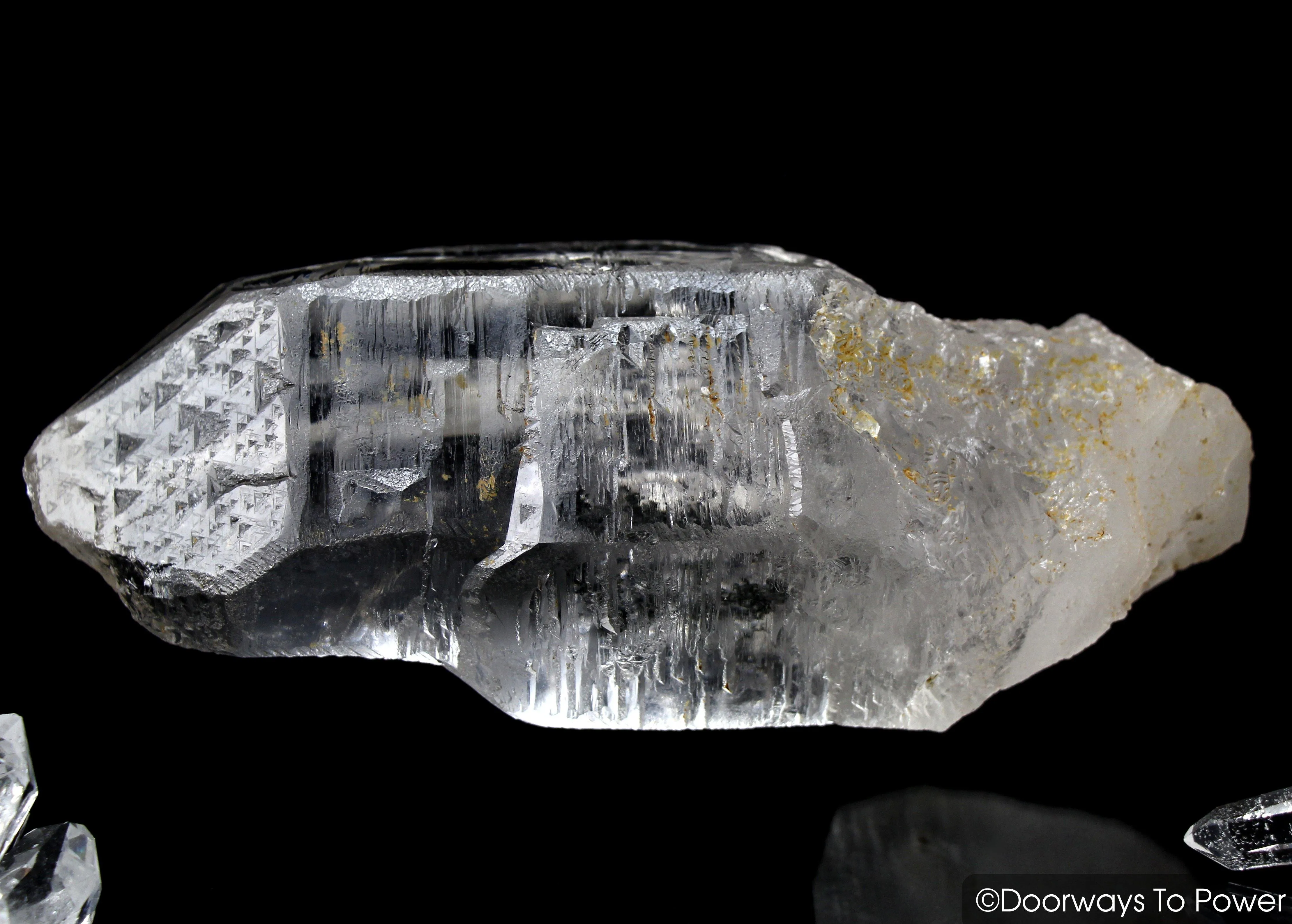 Lemurian Quartz Record Keeper Crystal 'Omnipresent Elder' Light Language 9D Energy Gateway