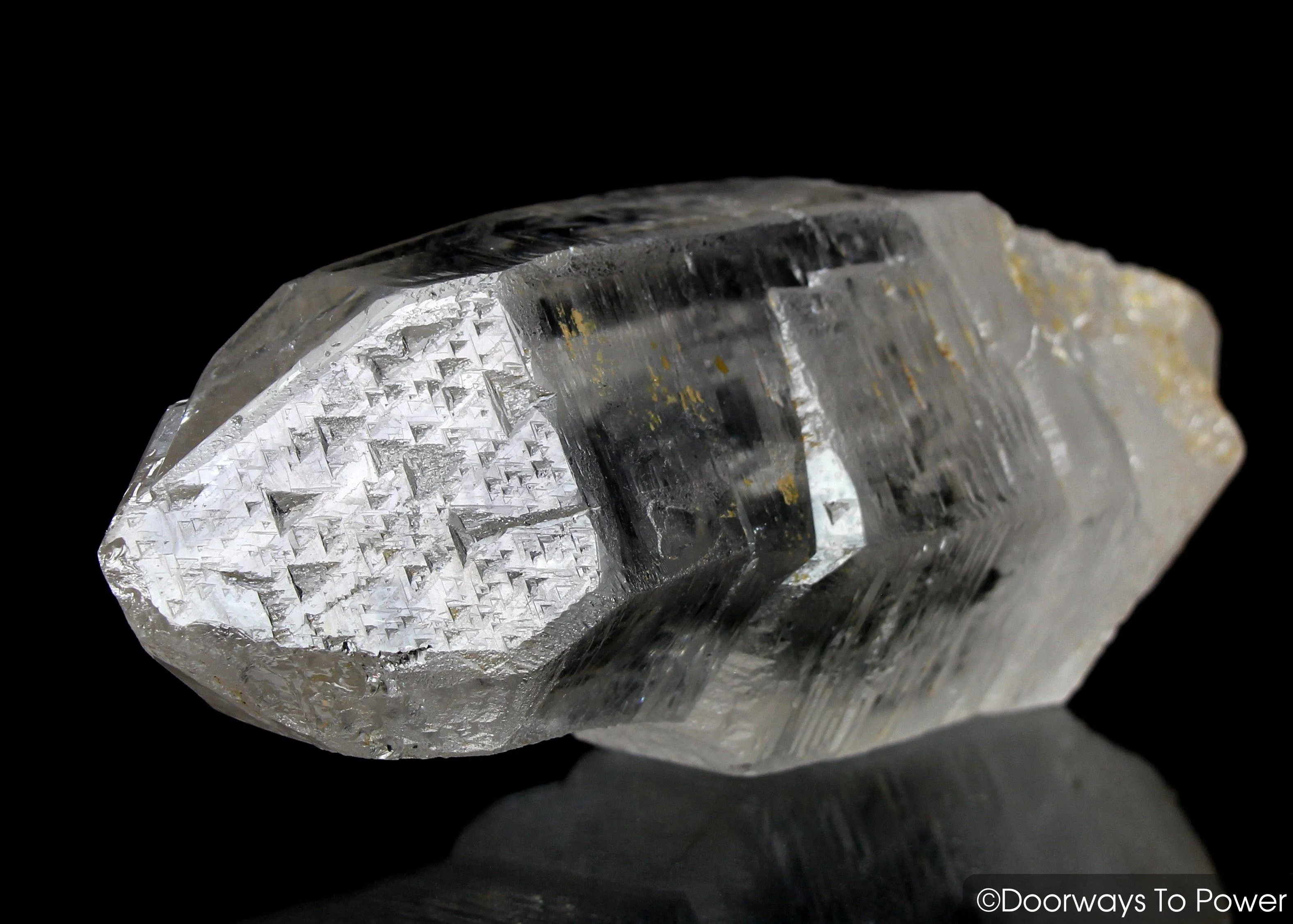 Lemurian Quartz Record Keeper Crystal 'Omnipresent Elder' Light Language 9D Energy Gateway
