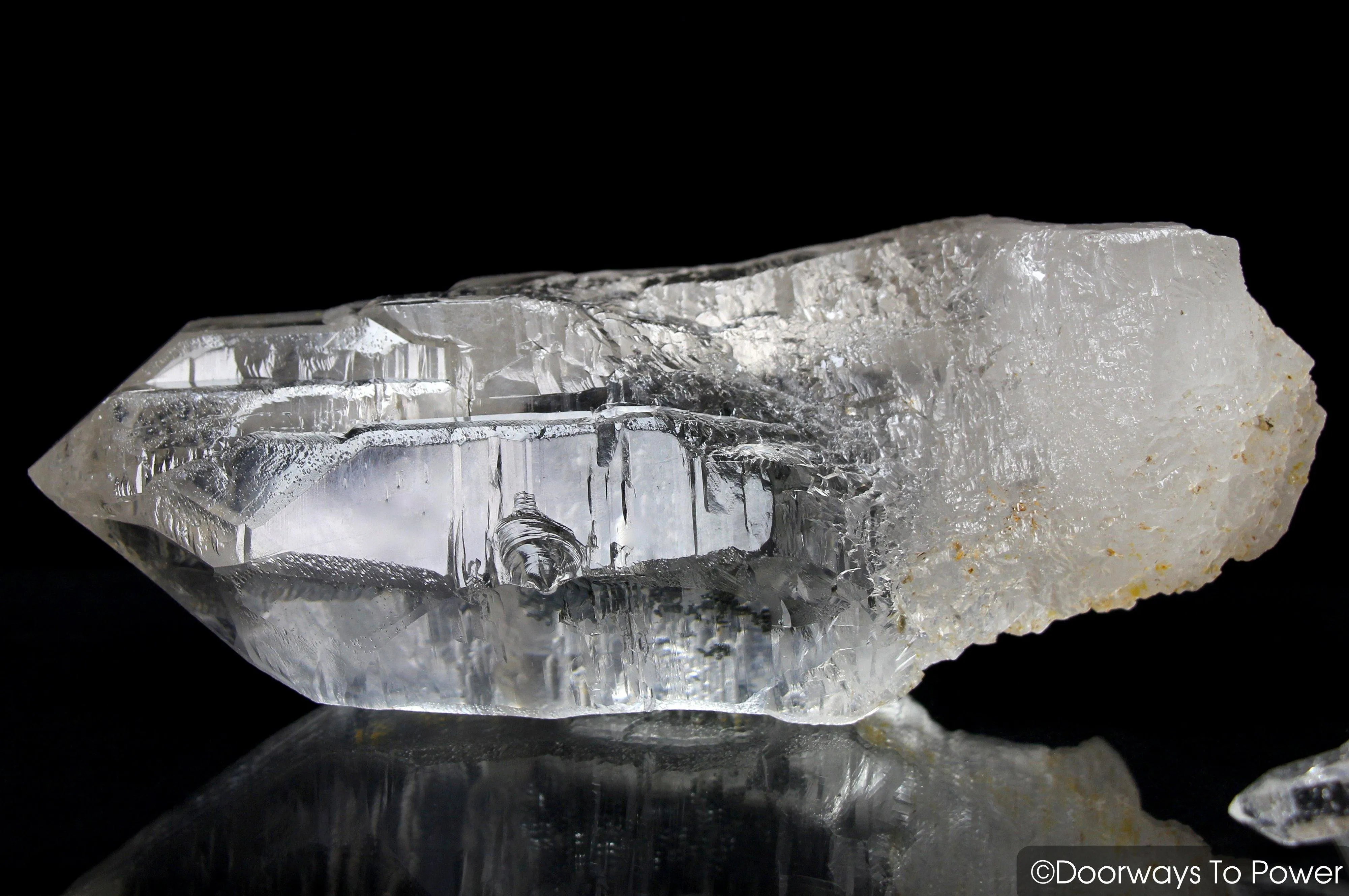 Lemurian Quartz Record Keeper Crystal 'Omnipresent Elder' Light Language 9D Energy Gateway