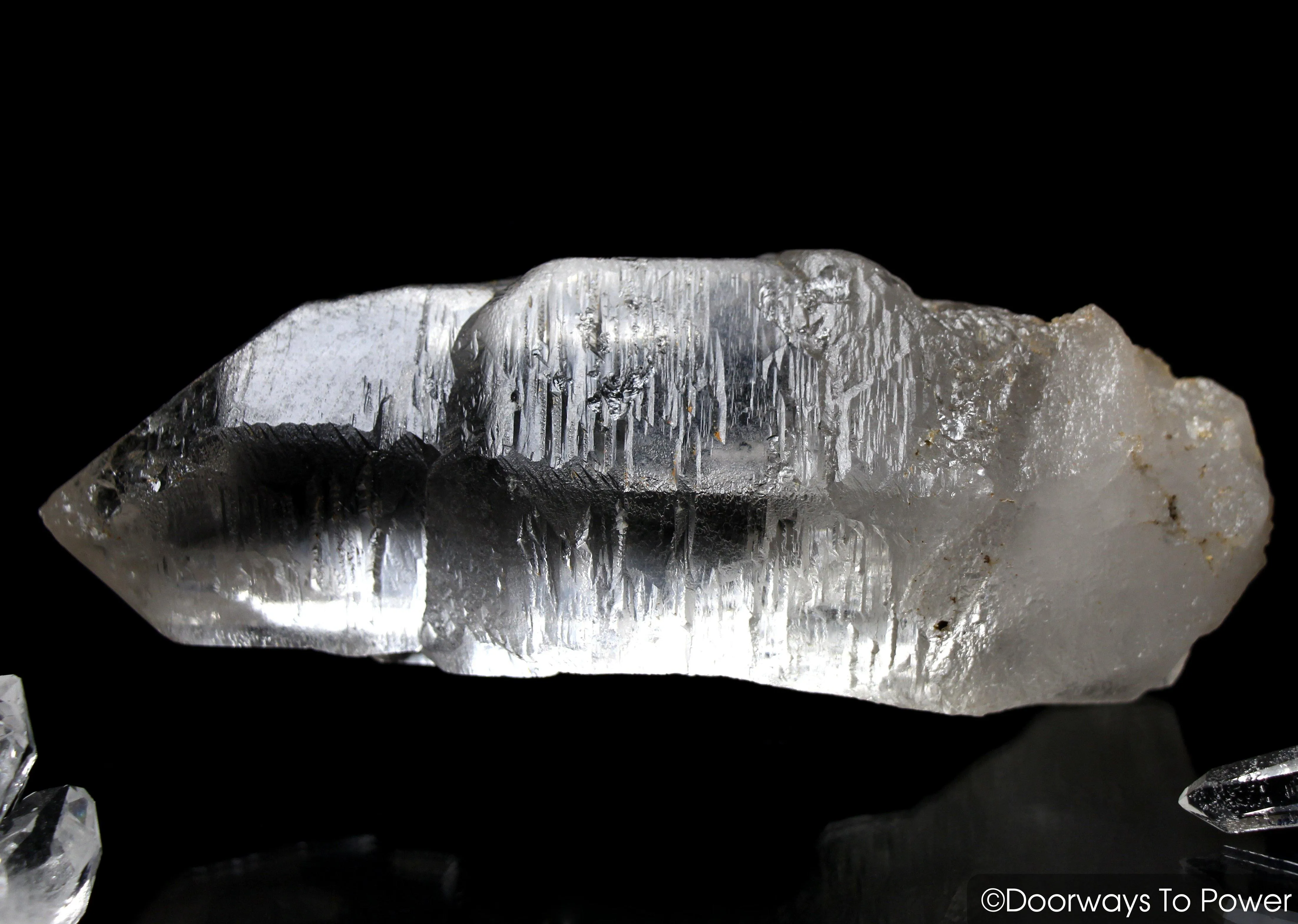 Lemurian Quartz Record Keeper Crystal 'Omnipresent Elder' Light Language 9D Energy Gateway
