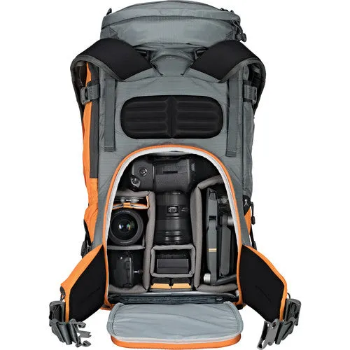 Lowepro Powder Backpack 500 AW Camera Bag (Orange and Grey)