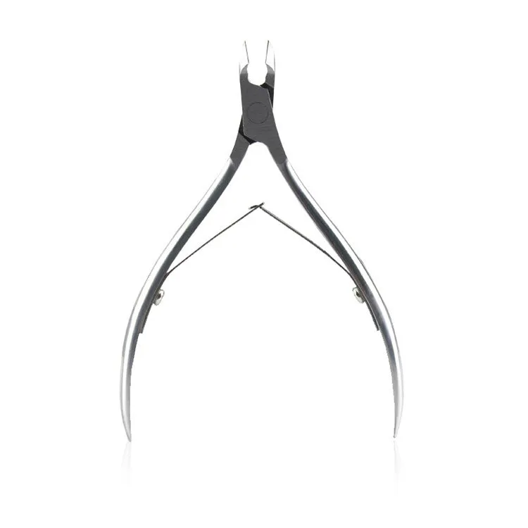 Manicure Cuticle Nipper Exfoliating Barbed Fingernail Clipper Scissors Gold Stainless Steel Manicure Implement