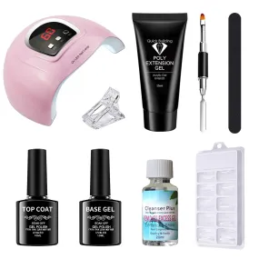 Manicure Set Novice Gel Nail Polish 15ml Tools Phototherapy Machine Beginner Home Heating Lamp Professional