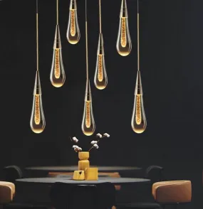 Melting Glass Crystal Luxury Pendant Lights