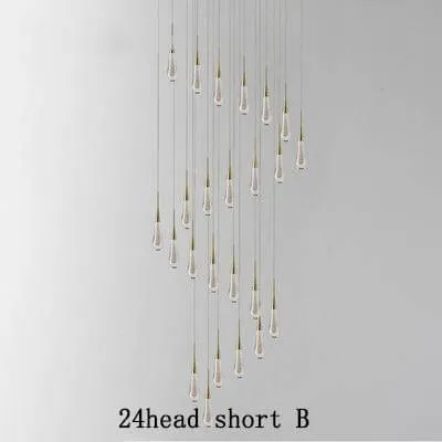 Melting Glass Crystal Luxury Pendant Lights
