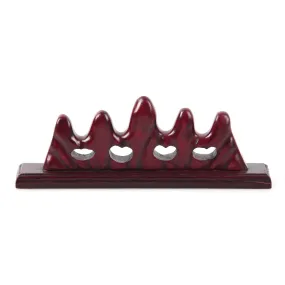MOVING THE MOUNTAIN - Round Tip Wooden Brush Rest