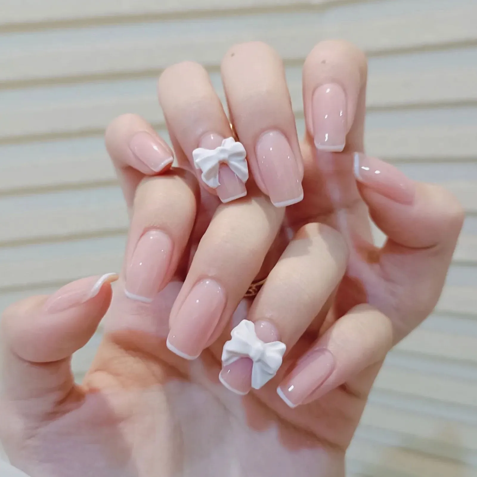 Nail Ornament Flower Bow Tie Aurora Patch Bear Rhinestone Pearl Mixed Nail Decorative Diamond Sequins