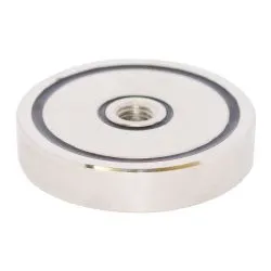 Neodymium Internal Female Thread Pot Magnet - D48mm x 10mm | M8
