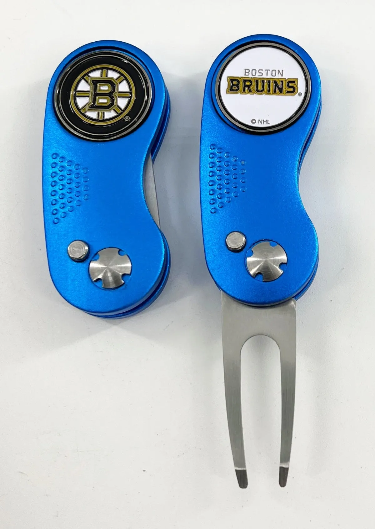 NHL 2 Prong Switchblade GOLF DIVOT REPAIR TOOL   Ballmark CHOOSE TEAM & COLOR