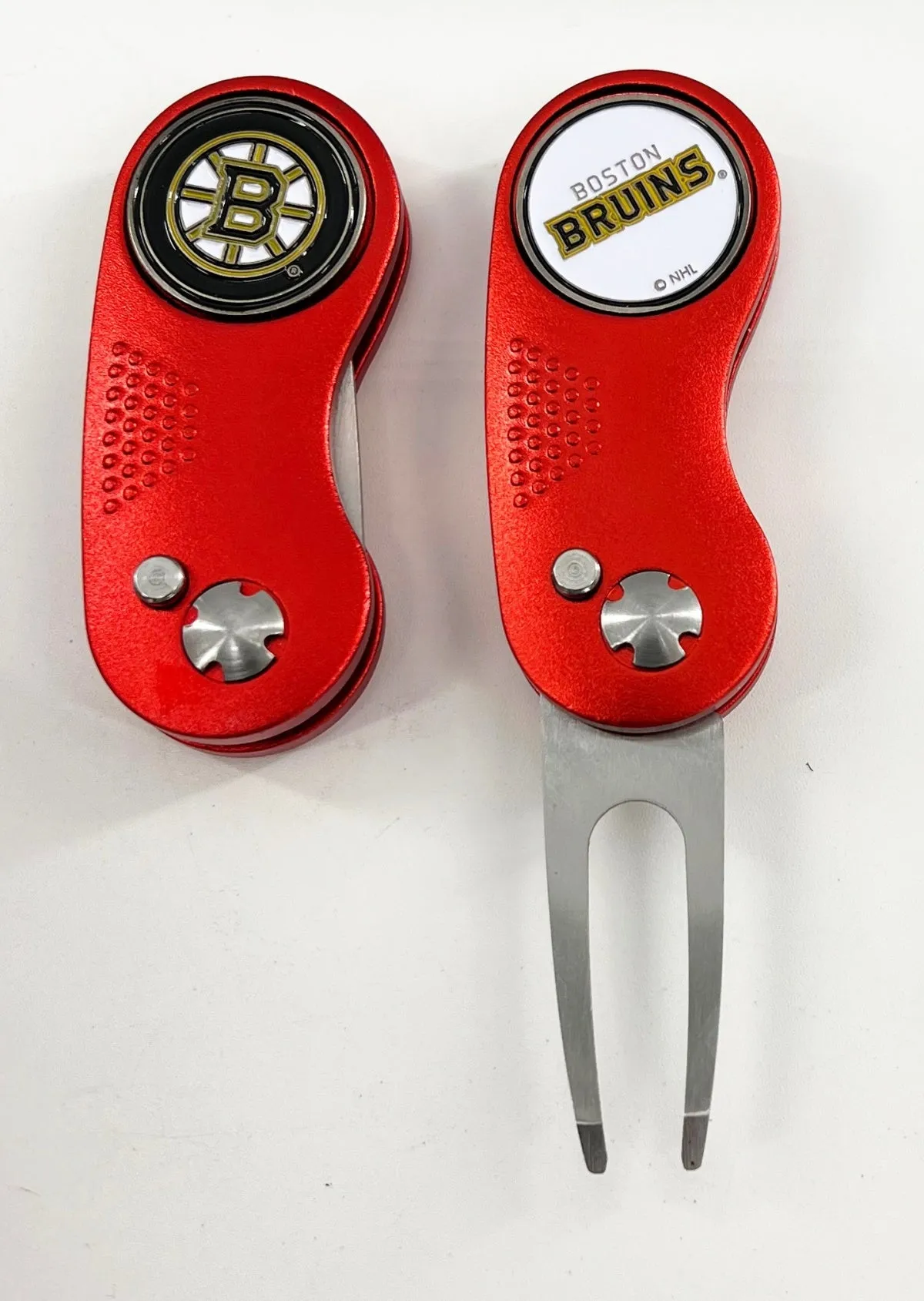 NHL 2 Prong Switchblade GOLF DIVOT REPAIR TOOL   Ballmark CHOOSE TEAM & COLOR
