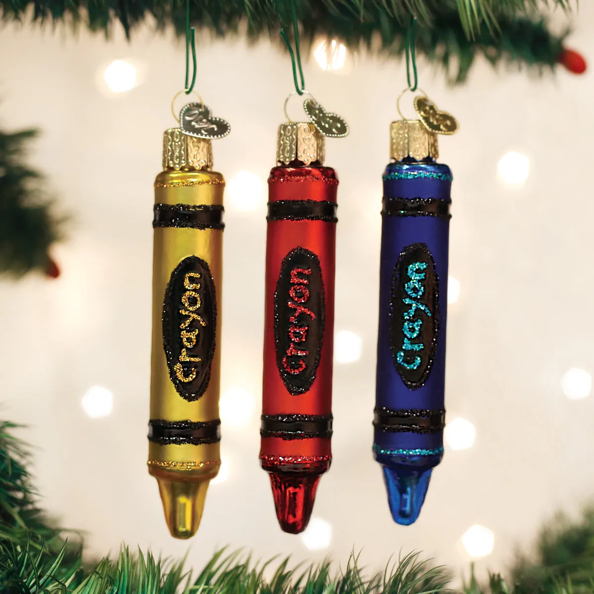 Old World Christmas Crayon Ornament