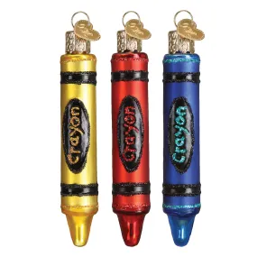 Old World Christmas Crayon Ornament