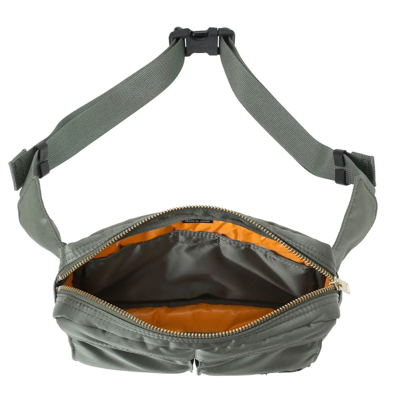 Porter-Yoshida and Co Tanker Waist Bag 1 Sage Green