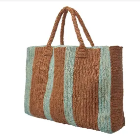 Raffia Bag Weekender sugar-sky