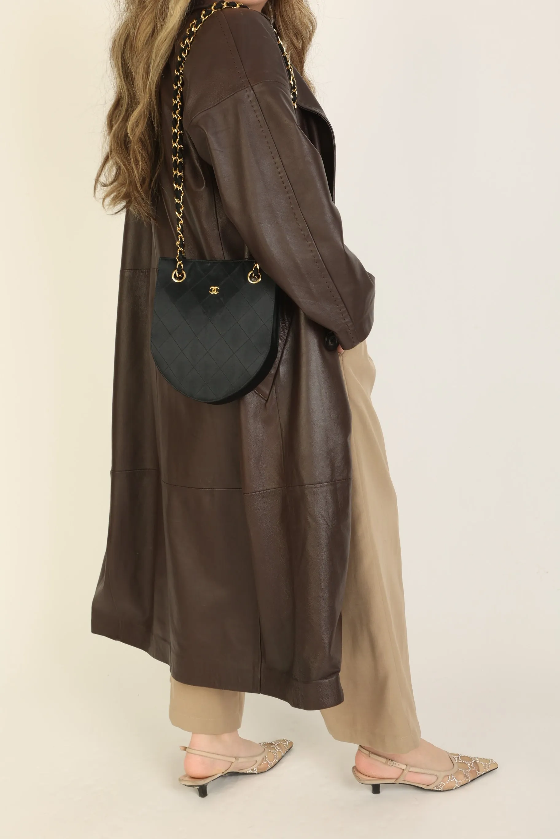 Rare CL 1986 Satin Chain Shoulder Bag