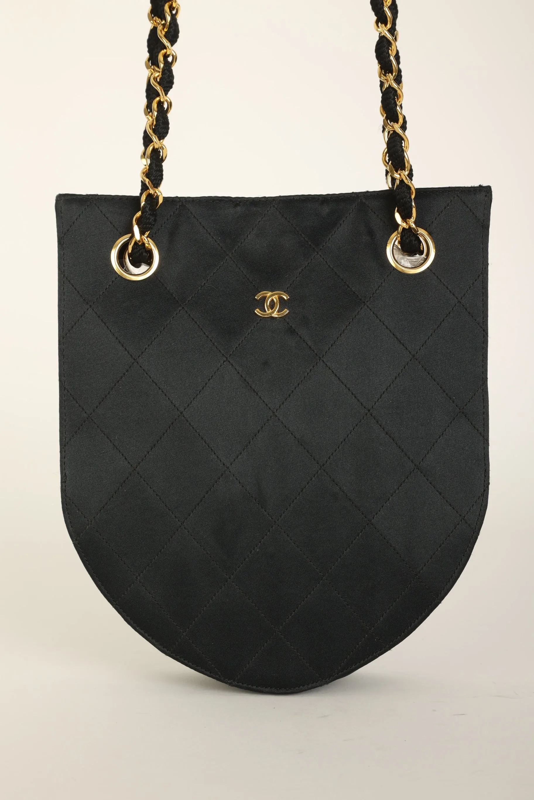 Rare CL 1986 Satin Chain Shoulder Bag