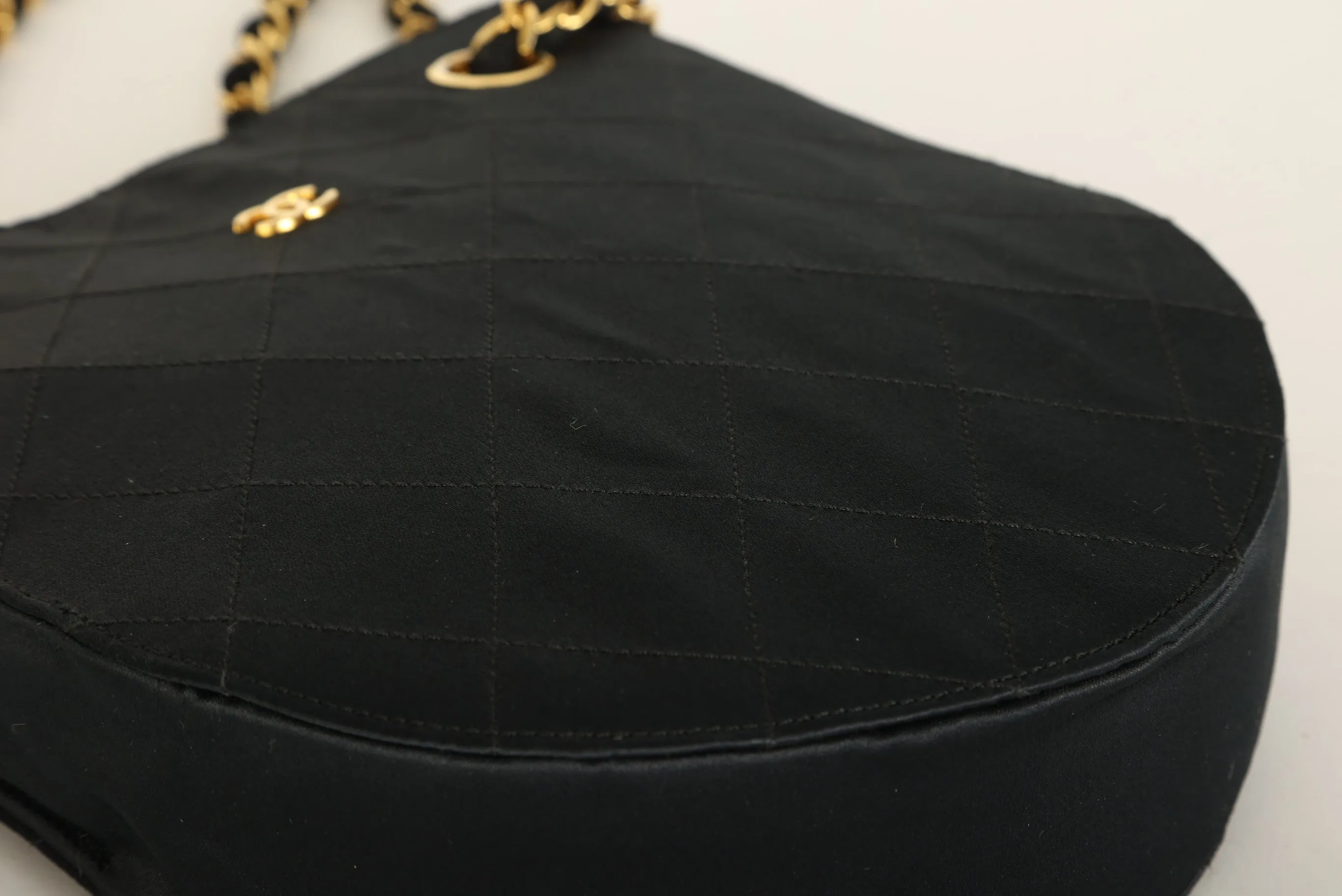 Rare CL 1986 Satin Chain Shoulder Bag