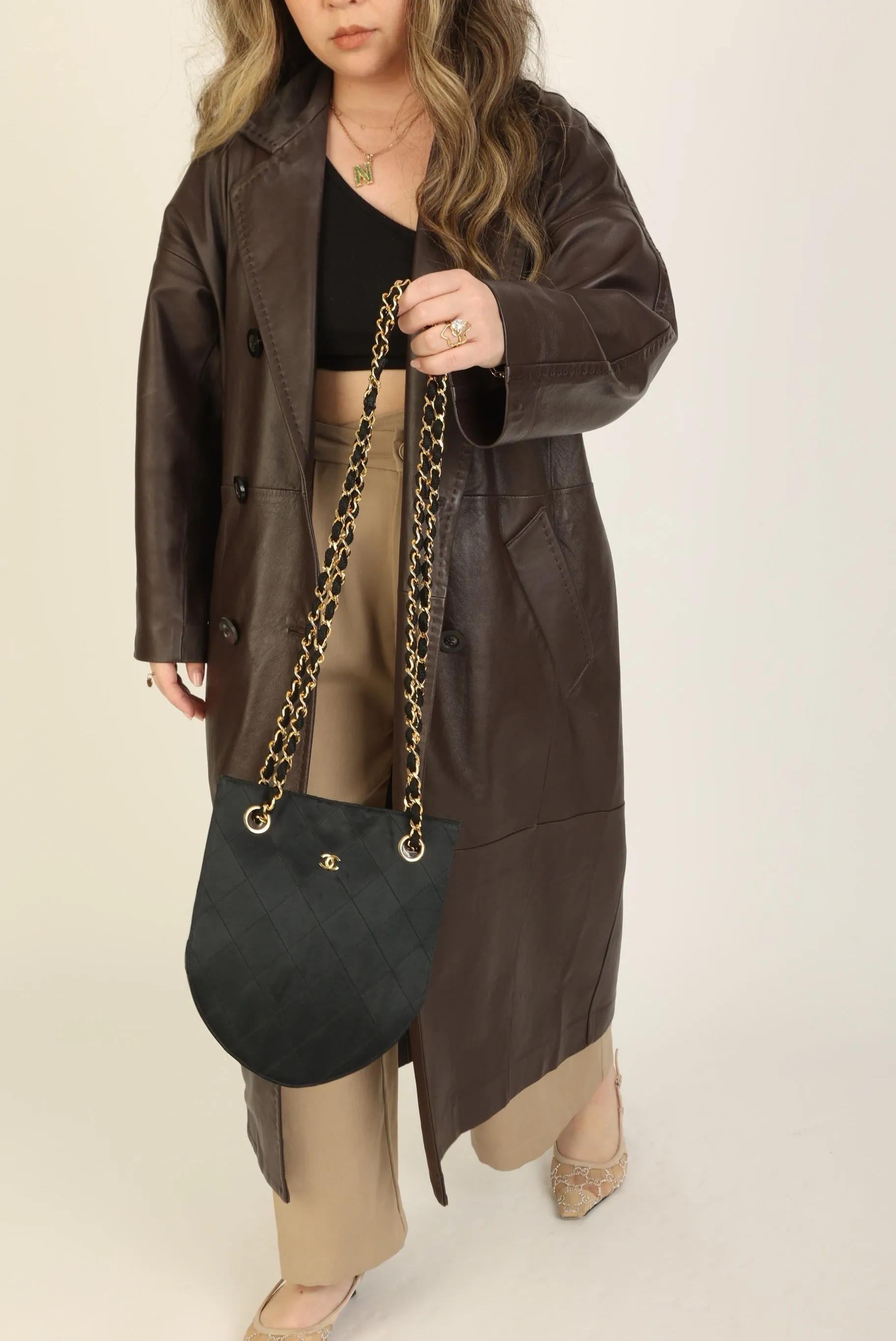 Rare CL 1986 Satin Chain Shoulder Bag