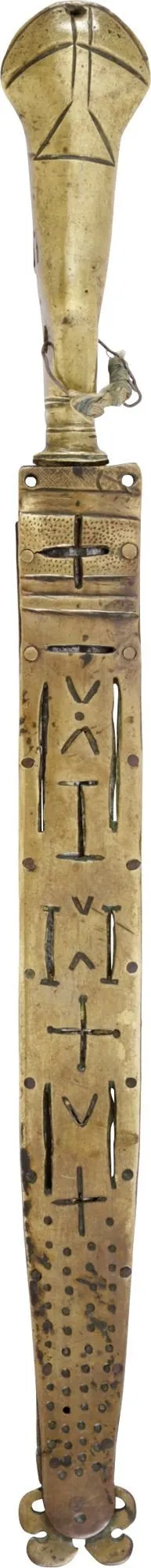 RARE VARIATION TUAREG BELT DAGGER