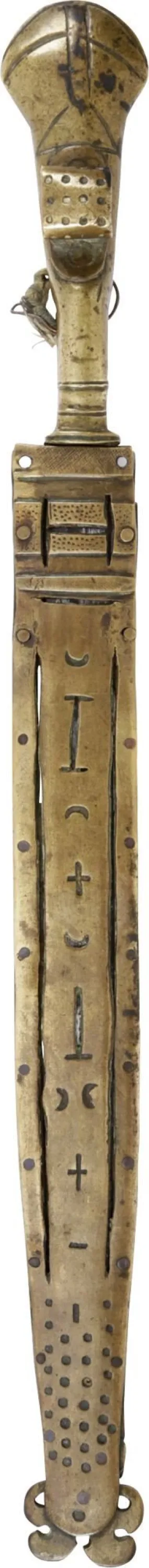 RARE VARIATION TUAREG BELT DAGGER