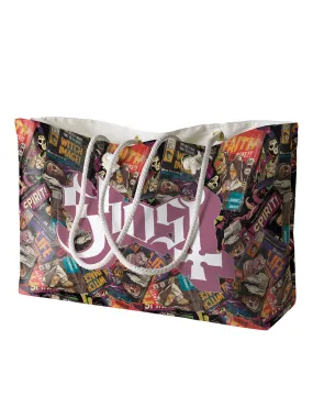 Rocksax Ghost Rope Handled Beach Bag - Magazines