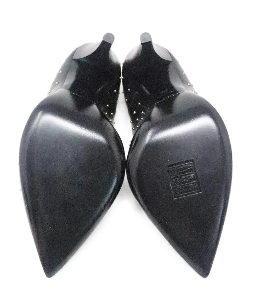 Saint Laurent Black Studded Heels sz 8.5