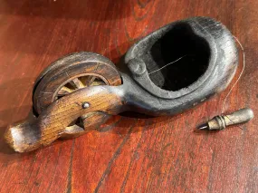 Sumitsubo Snap Line Tool Japanese Hand Carved Ink Line Traditional Carpentry