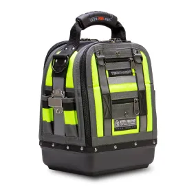 Veto Pro Pac TECH-MCT HI-VIZ YELLOW 44-Pocket Compact Tool Bag with Hi-Viz Construction and Reflective Accents