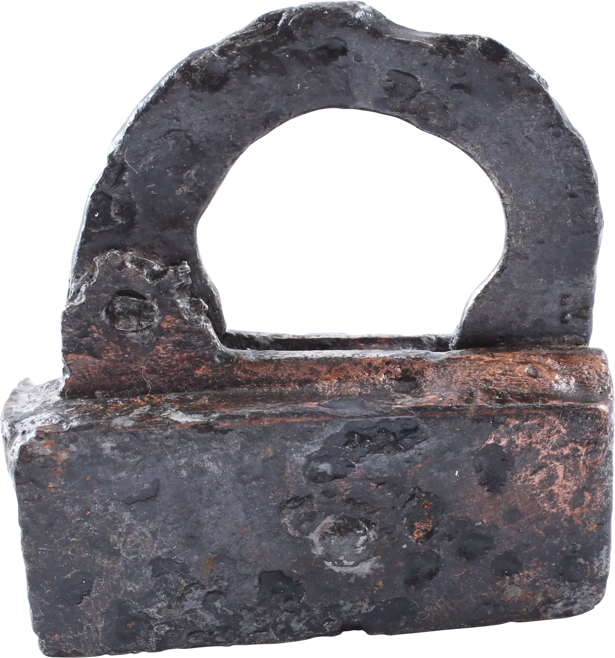 VIKING IRON PADLOCK, 850-1050 AD