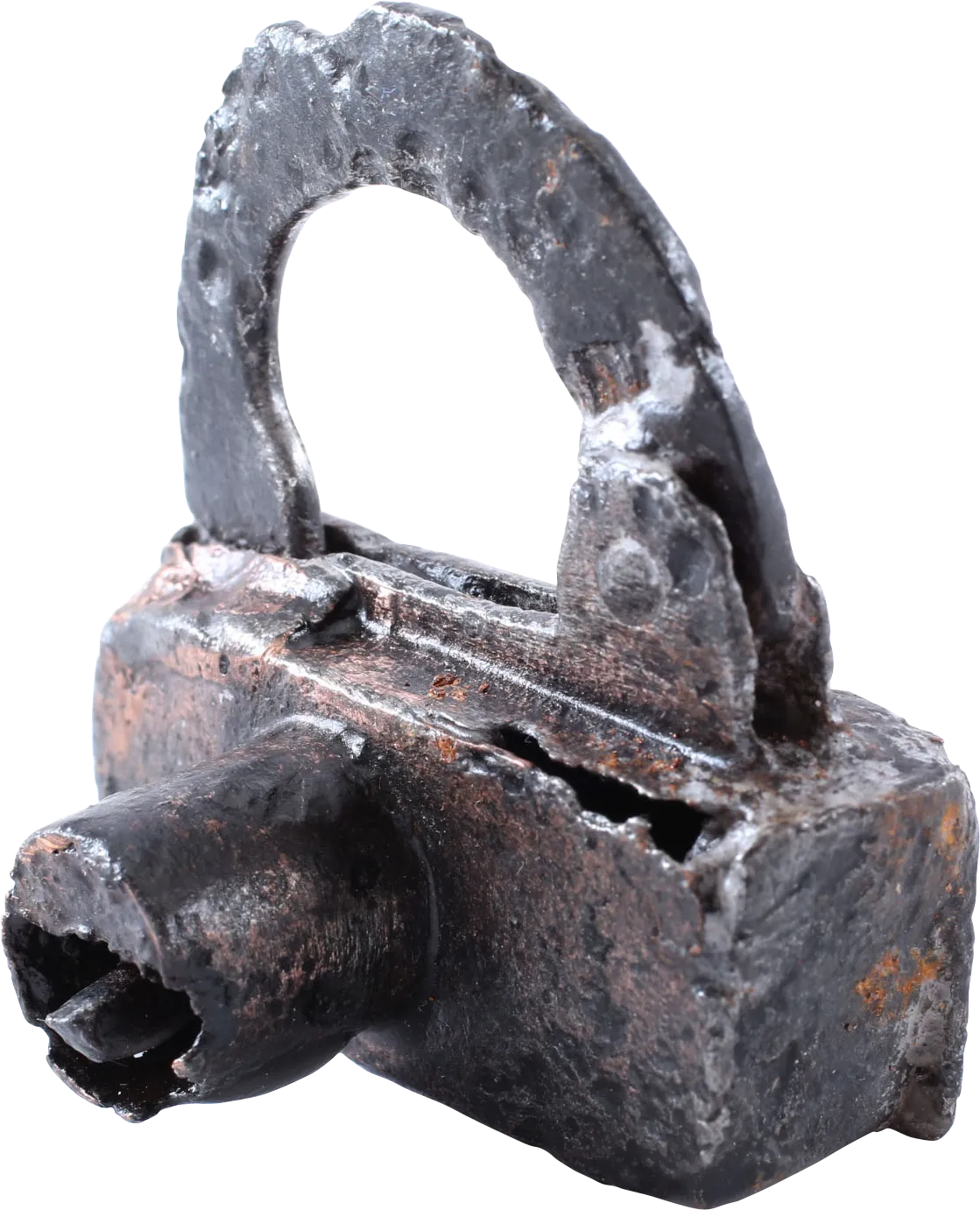 VIKING IRON PADLOCK, 850-1050 AD