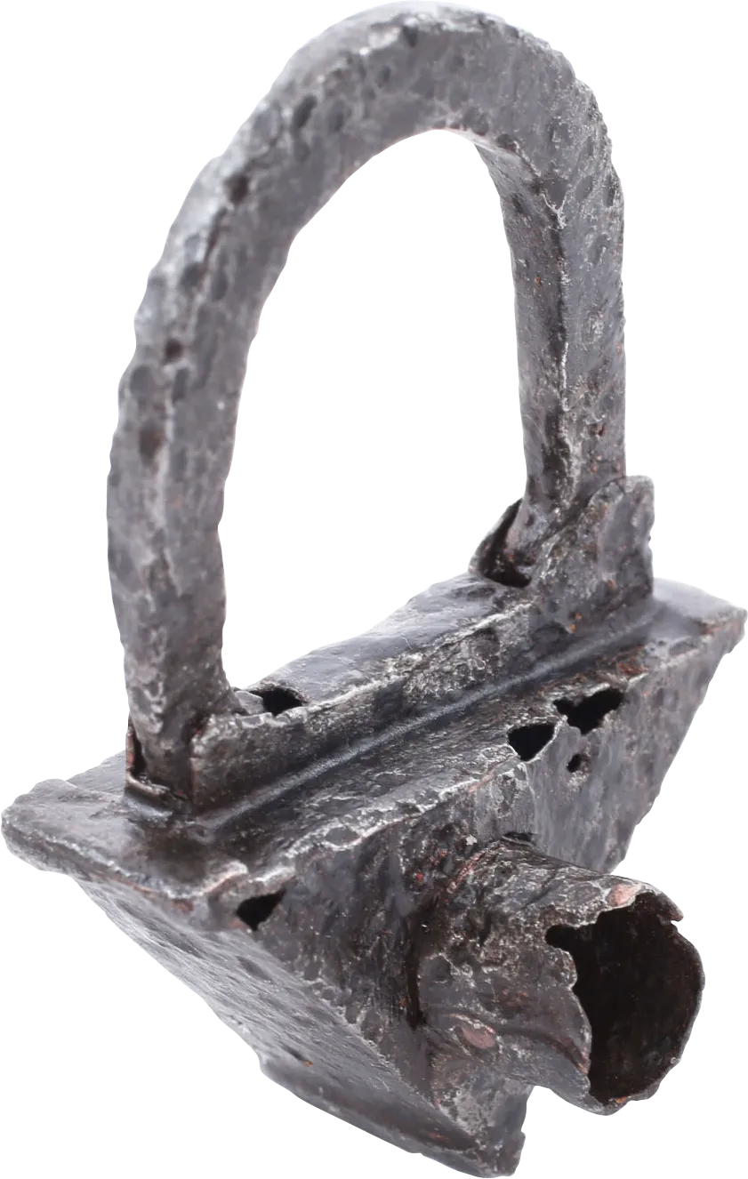 VIKING IRON PADLOCK, C.850-1050 AD