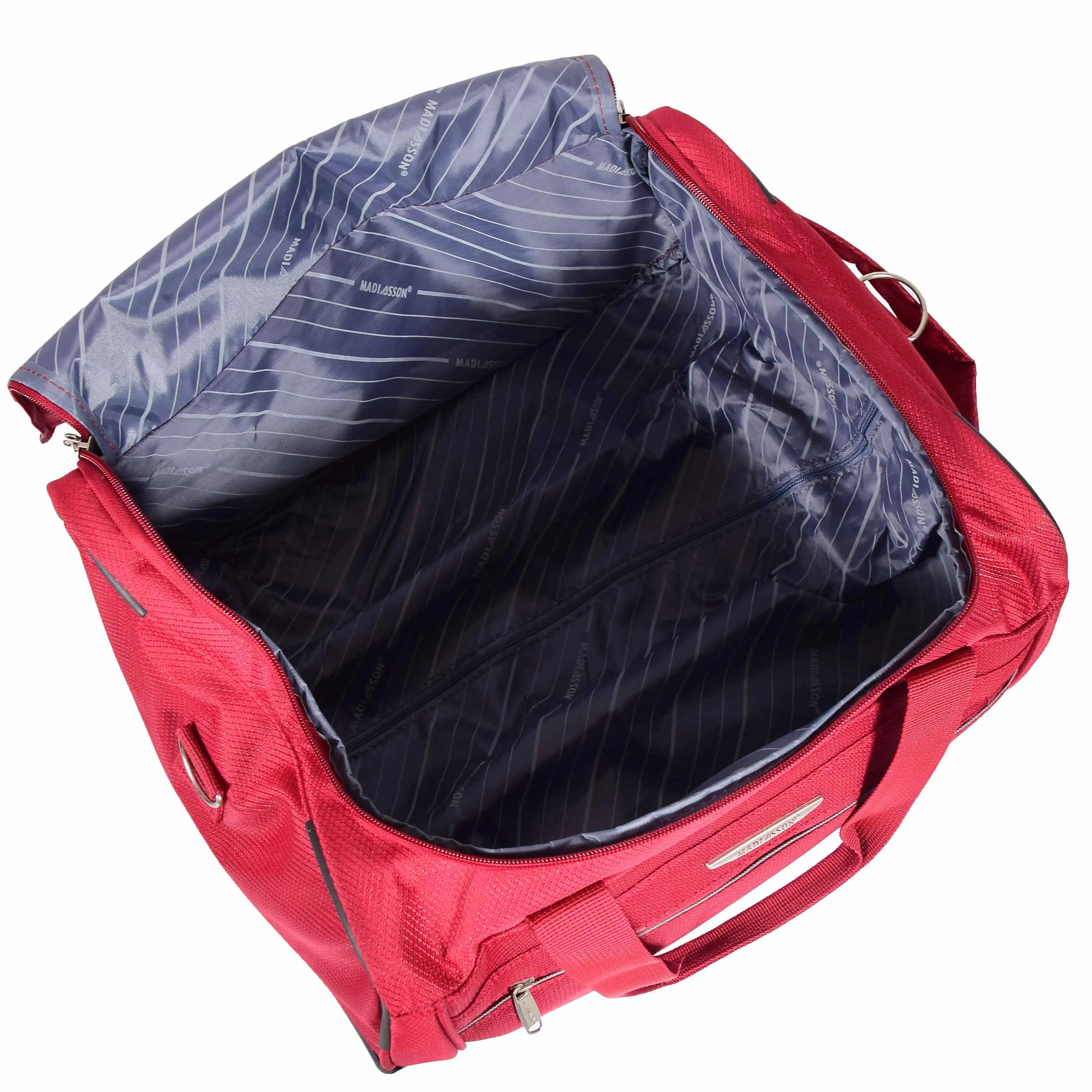 Wheeled Holdall Duffle Mid Size Bag HOL214 Red