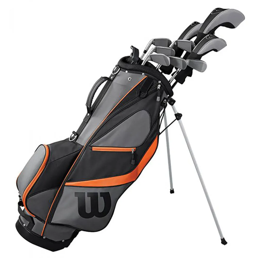 Wilson X31 11-Piece Stand Bag Package Set - Steel ( 1")