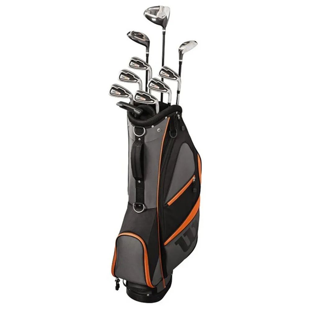 Wilson X31 11-Piece Stand Bag Package Set - Steel ( 1")